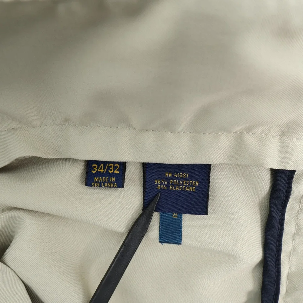 Polo Ralph Lauren Performance Stretch Classic Fit Khaki Pants‎ Mens 34x32